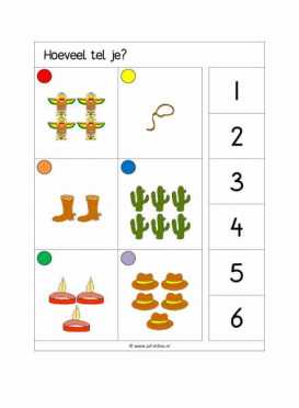 Knijpkaarten Hoeveel tel je 1