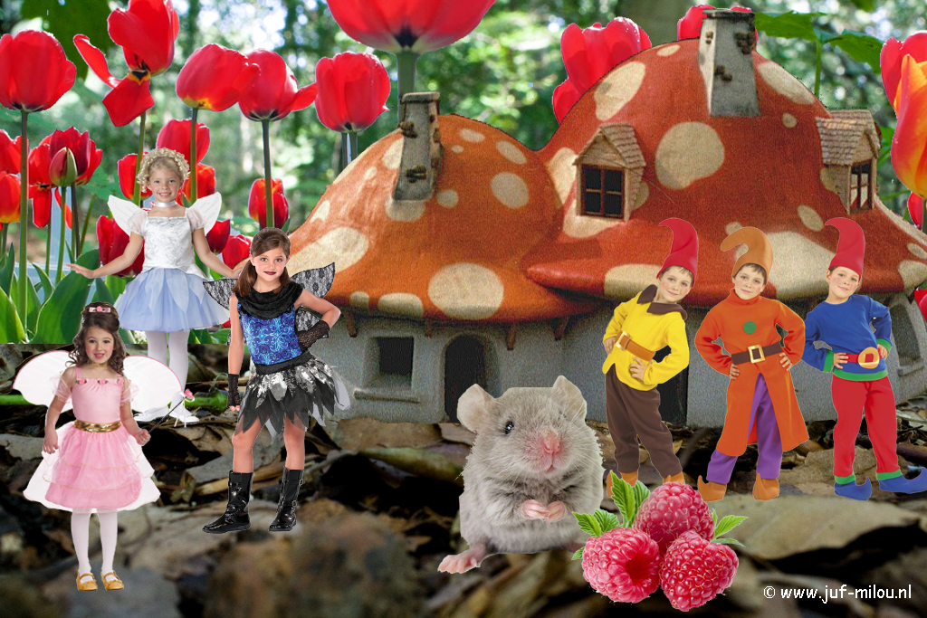 Kringactiviteit Praatplaat - Fantasie - Elfjes En Kabouters ~ Juf Milou