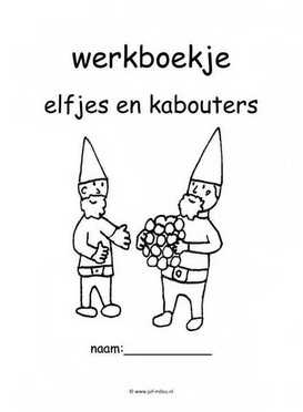 Werkboekje elfjes en kabouters 2