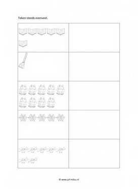 Werkblad heksen en tovenaars - Evenveel 2