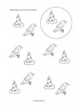 Werkblad heksen en tovenaars - Groepjes van 2