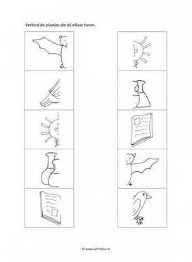 Werkblad heksen en tovenaars - Helften