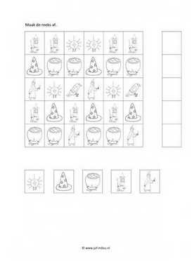 Werkblad heksen en tovenaars - Reeksen