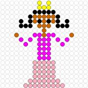 Kralenplank Prinses 2