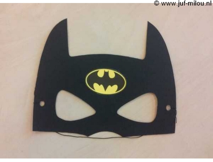 Knutselen Batman masker