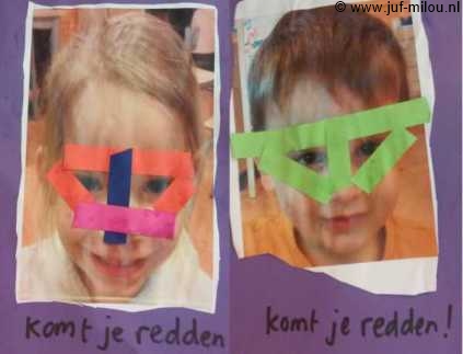 Knutselen Ik met masker