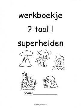 Werkboekje superhelden taal 2