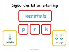 Digibord - Letterherkenning