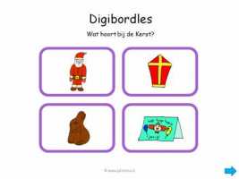 Digibord - Wat hoort bij de kerst