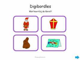 Digibord - Wat hoort bij de kerst