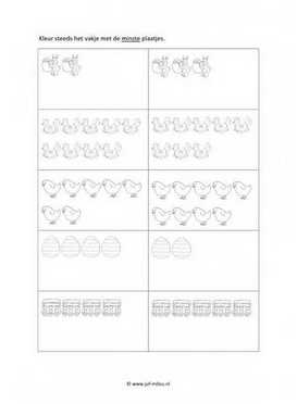 Werkblad pasen - Minst