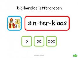 Digibord - Lettergrepen