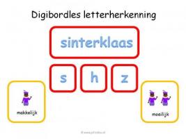 Digibord - Letterherkenning
