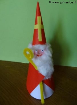 Knutselen Sinterklaas ruimtelijk