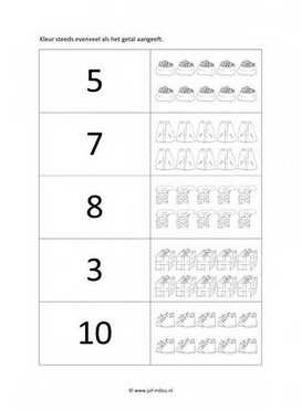 Werkblad sinterklaas - Tellen 2