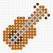 Kralenplank Gitaar