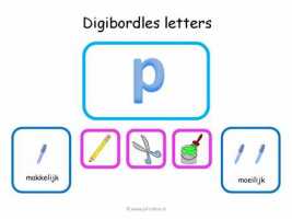 Digibord - Letter klankkoppeling