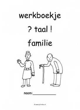 Werkboekje taal familie 1