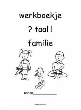 Werkboekje taal familie 2