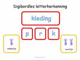 Digibord - Letterherkenning