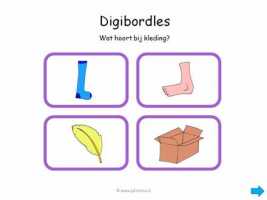 Digibord - Wat hoort bij kleding