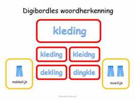 Digibord - Woordherkenning