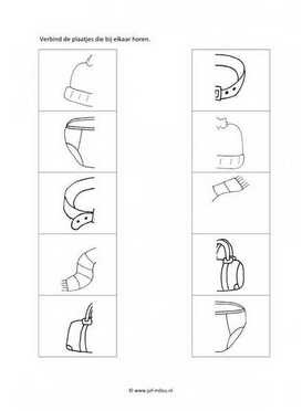 Werkblad kleding - Helften