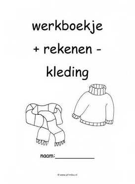 Werkboekje rekenen kleding 1