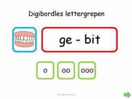 Digibord - Lettergrepen