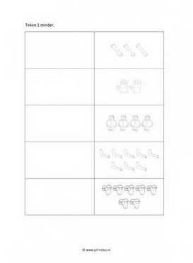 Werkblad lichaam - 1 minder