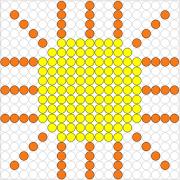 Kralenplank Zon