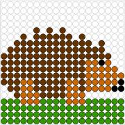 Kralenplank Egel