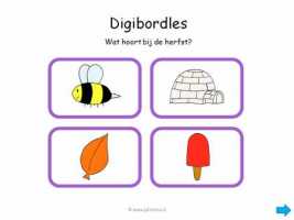 Digibord - Wat hoort bij herfst