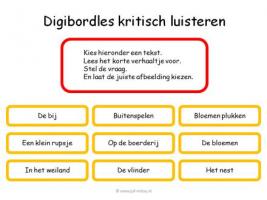 Digibord - Kritisch luisteren