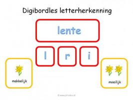 Digibord - Letterherkenning