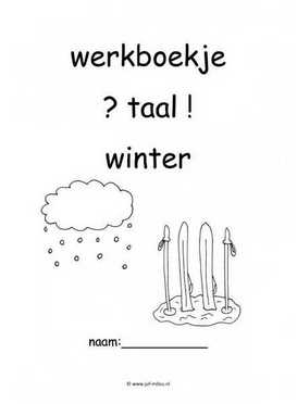 Werkboekje taal winter 1