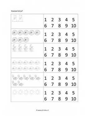 Werkblad zomer - Tellen 1