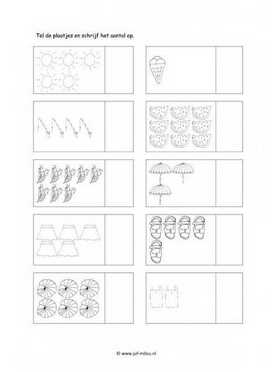 Werkblad zomer - Tellen 3