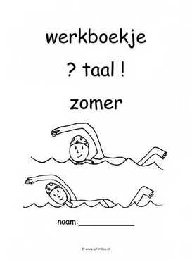 Werkboekje taal zomer 1