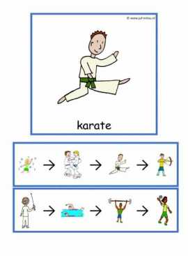 Beebots - Woordenschat sporten