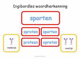 Digibord - Woordherkenning