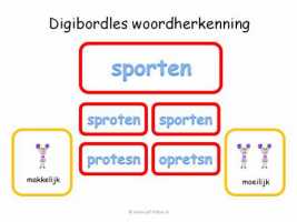 Digibord - Woordherkenning