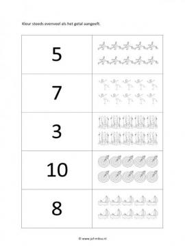 Werkblad sporten - Tellen 2