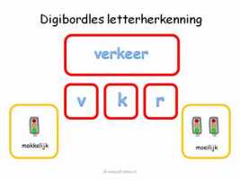 Digibord - Letterherkenning