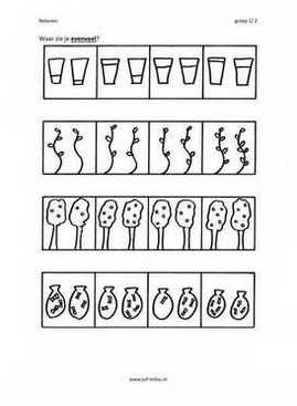 Cito - rekenen - getallen - Evenveel 03