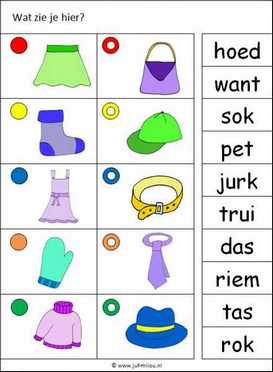 Knijpkaarten - Woordjes lezen 03