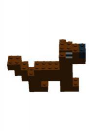 Lego ontwerp hond