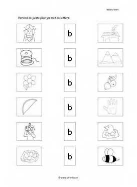 Letters leren - B letter verbinden 3