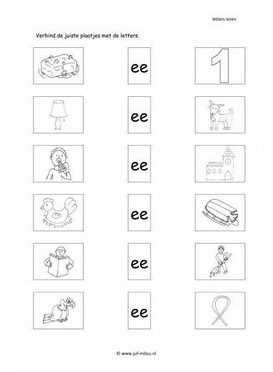 Taal - EE letter verbinden 2