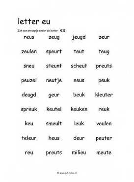 Taal - EU zoeken in woord